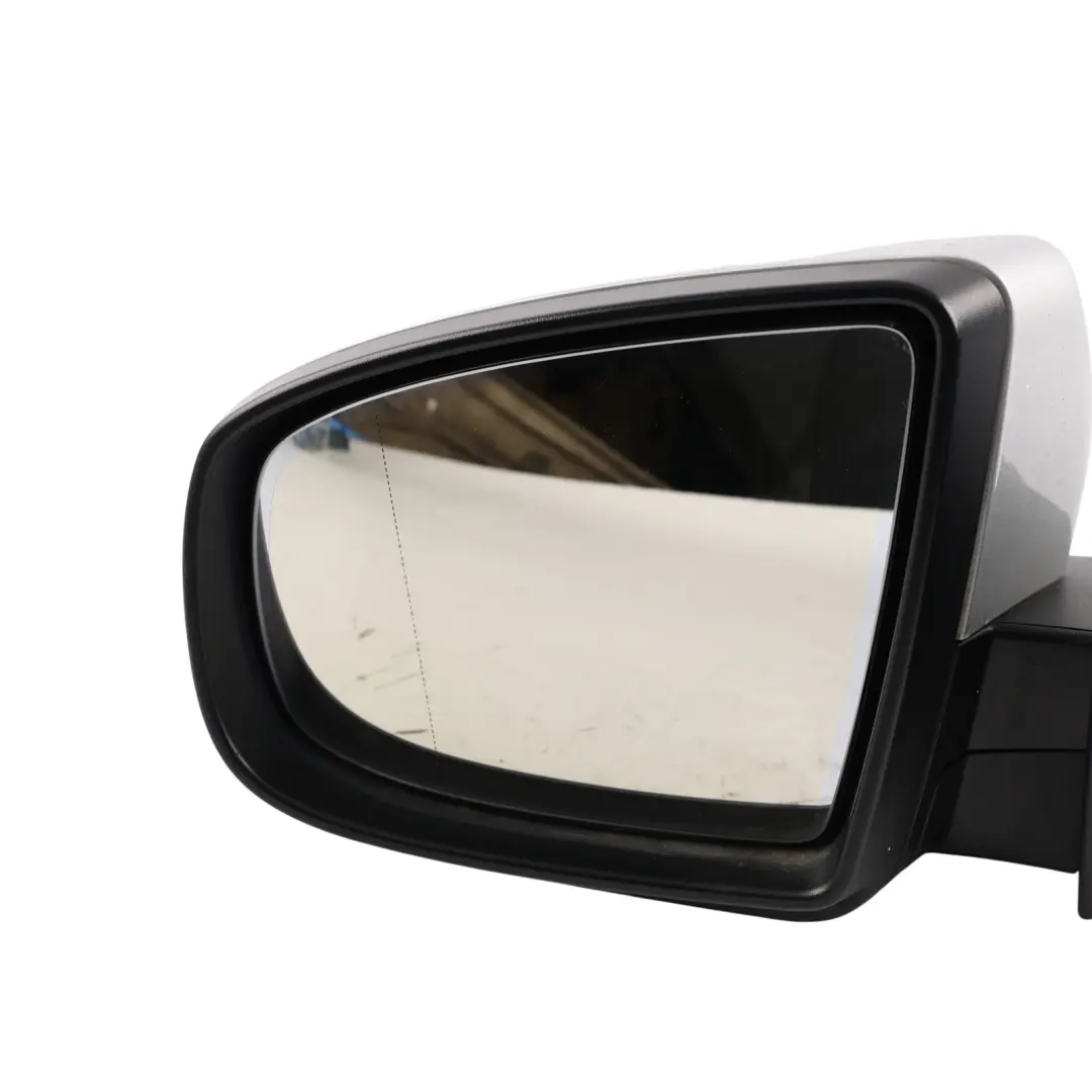 BMW X5 E70 Wing Mirror Left N/S Heated Top View Camera Titansilber Metallic 354 - SKU RHD-7282737-TS - Part number 7282737