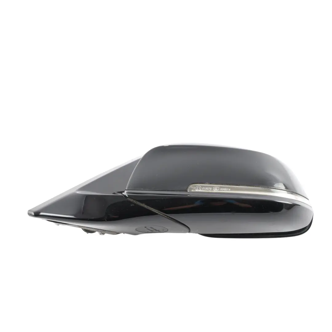 BMW F32 F33 F36 Wing Mirror High Gloss Auto Dip Heated Left N/S Black - SKU RHD-7285245-5 - Part number 7285245