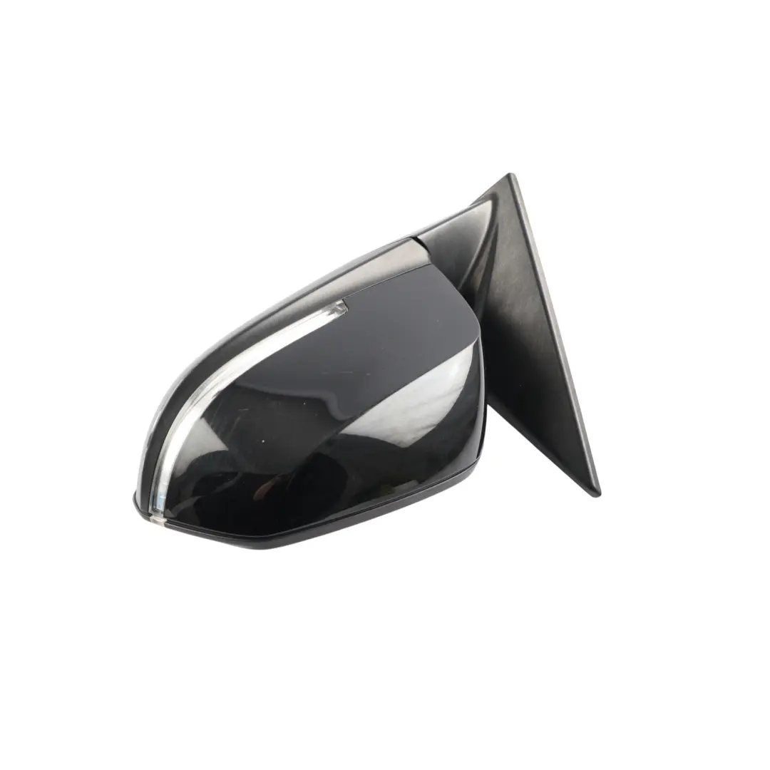 BMW X1 E84 Heated Left Wing Mirror N/S Door Schwarz 2 Black - 668 - SKU RHD-7307157-SCH1 - Part number 7307157