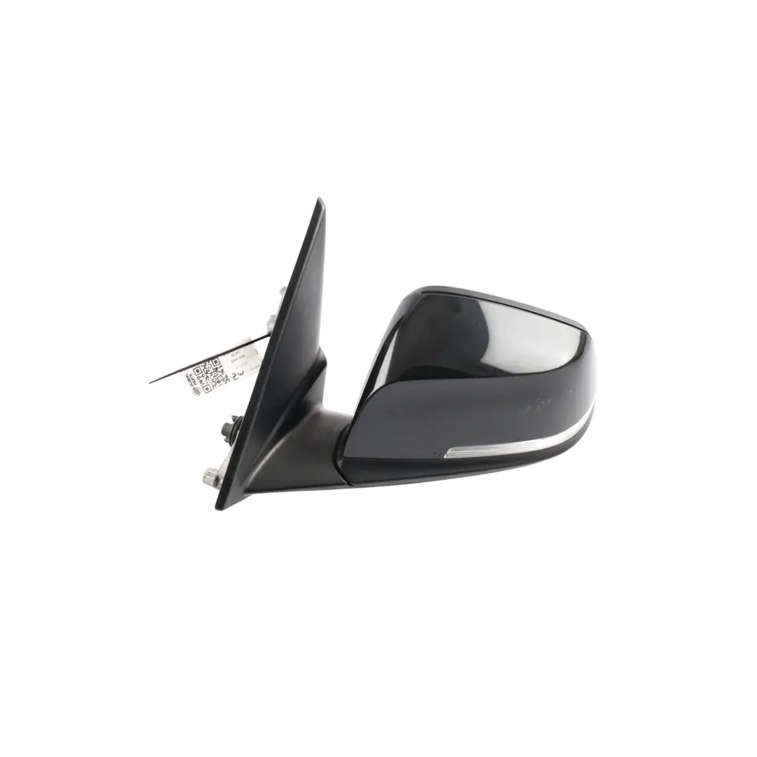 BMW X1 E84 Heated Left Wing Mirror N/S Door Schwarz 2 Black - 668 - SKU RHD-7307157-SCH1 - Part number 7307157