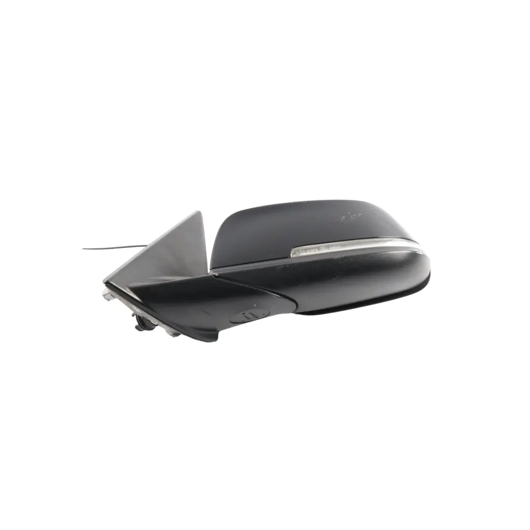 BMW X1 E84 Heated Left Wing Mirror N/S Door Schwarz 2 Black - 668 - SKU RHD-7307157-SCH1 - Part number 7307157