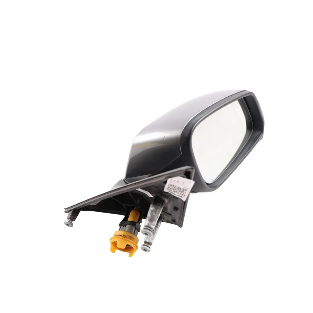 BMW F01 LCI Door Wing Mirror Heated Auto Dip Right O/S Spacegrau Metallic - A52 - SKU RHD-7308456-SCG - Part number 7308456