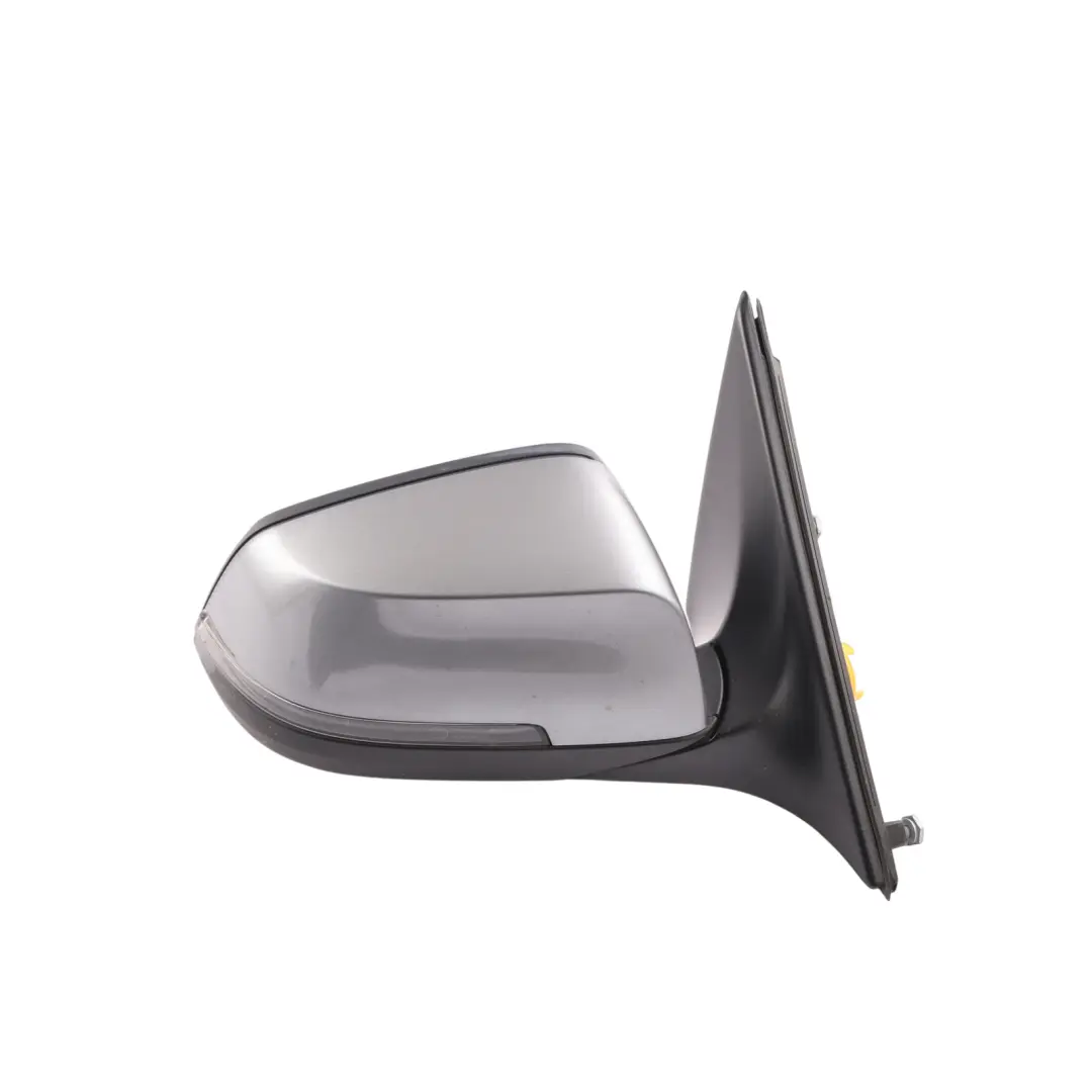 BMW F01 LCI Door Wing Mirror Heated Auto Dip Right O/S Spacegrau Metallic - A52 - SKU RHD-7308456-SCG - Part number 7308456