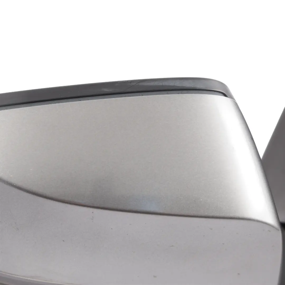 BMW F01 LCI Door Wing Mirror Heated Auto Dip Right O/S Spacegrau Metallic - A52 - SKU RHD-7308456-SCG - Part number 7308456