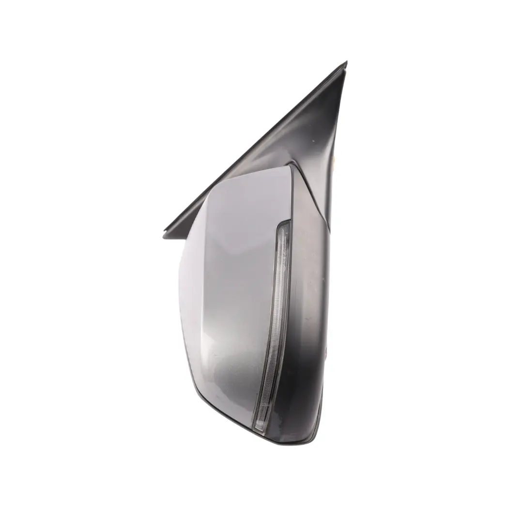 BMW F01 LCI Door Wing Mirror Heated Auto Dip Right O/S Spacegrau Metallic - A52 - SKU RHD-7308456-SCG - Part number 7308456