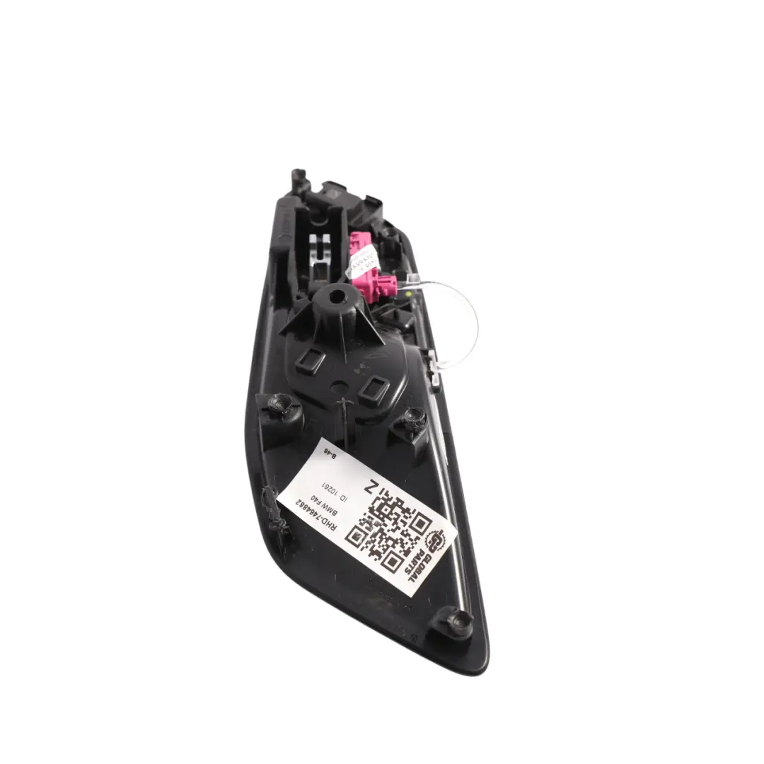 Front Door Interior Inner Handle Panel Right O/S to BMW F40 F44 with Part number 7464882 BMW F40 F44 Front Door Interior Inner Handle Panel Right O/S - SKU RHD-7464882 - Part number 7464882