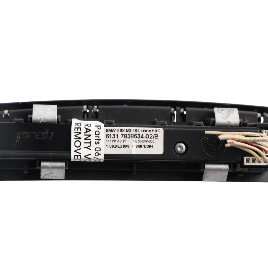 Switch Block Power Control DSC Button 7838634 to BMW E90 E92 E93 M3 with Part number 7841137 BMW E90 E92 E93 M3 Switch Block Power Control DSC Button 7838634 - SKU RHD-7841137-1 - Part number 7841137