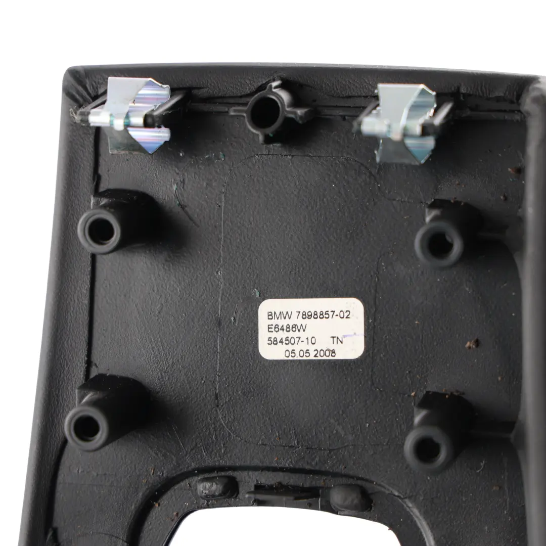 BMW E90 Front Centre Console Trim Cover Panel Ashtray Storage Black - SKU RHD-7898857 - Part number 7898857