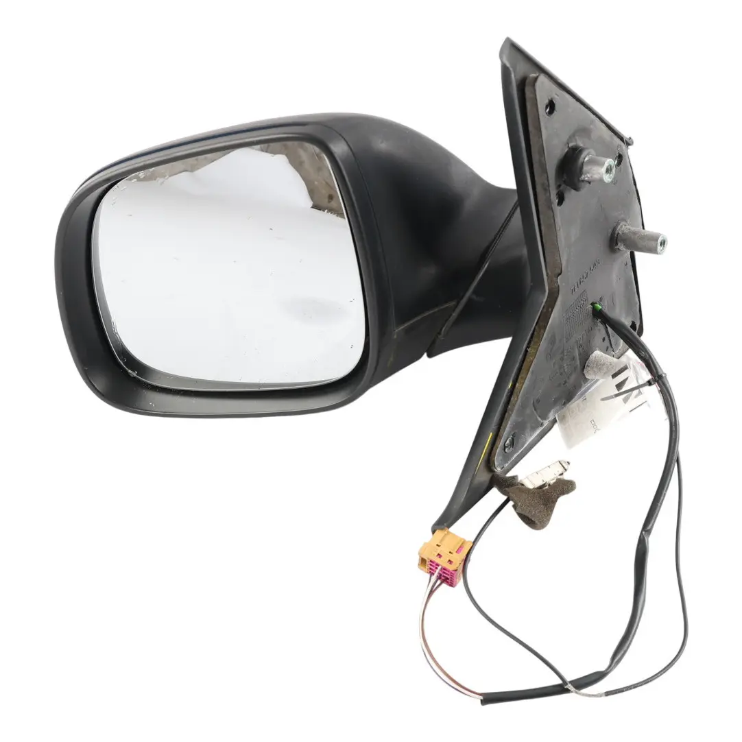 Volkswagen Transporter T5 Side View Wing Mirror Left N/S Black 7E2857507CP