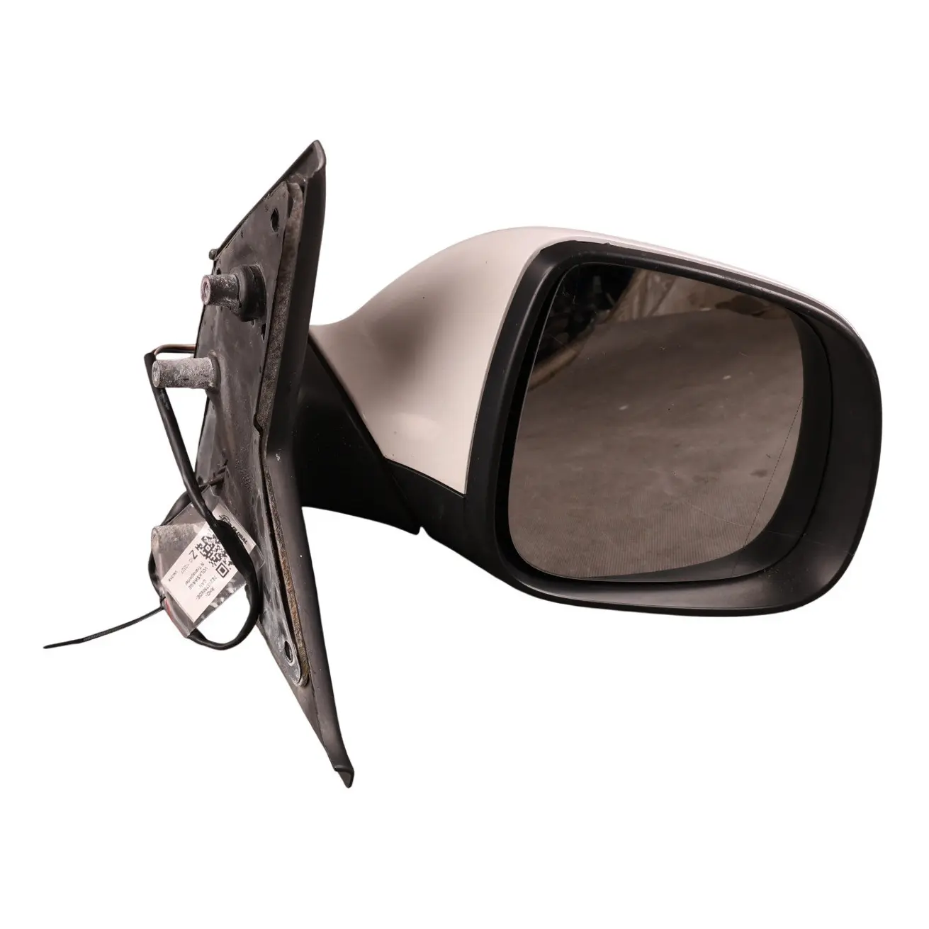 VW Transporter T5 Side View Wing Mirror Front Right O/S Candy White - B9A / F9E