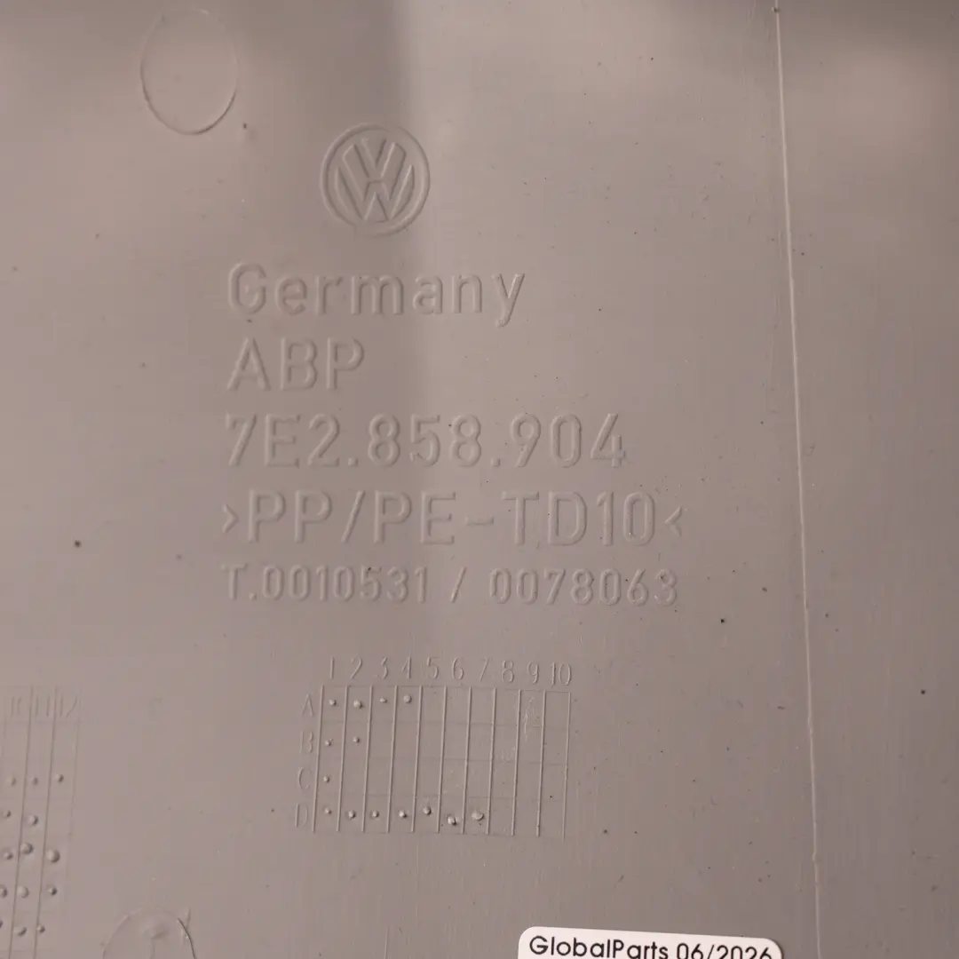 Volkswagen Transporter T5 T6 Dashboard Trim Panel Cover Grey - SKU RHD-7E2858904 - Part number 7E2858904