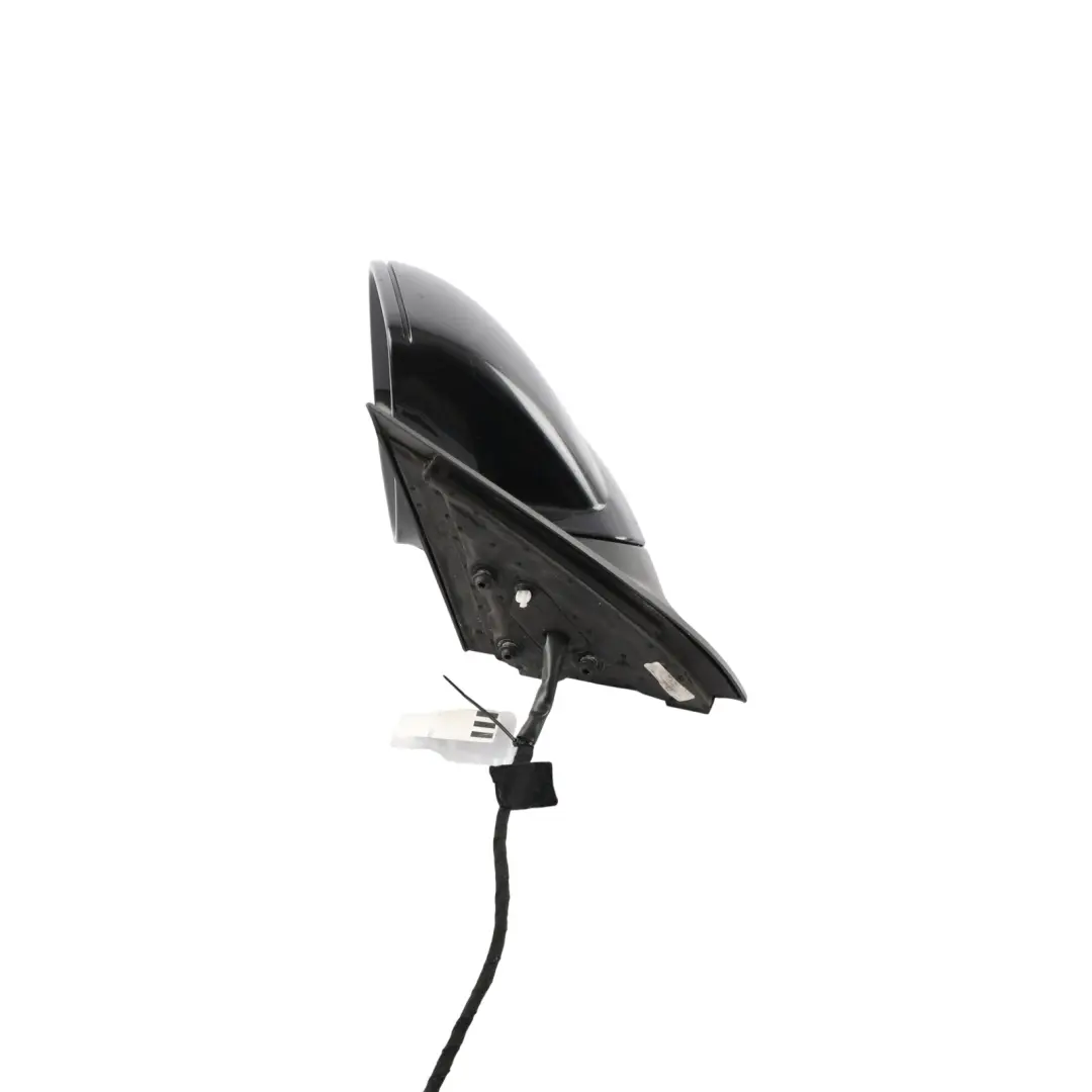 VW Touareg 7L Wing Mirror Heated Power Fold Right O/S Black Magic Pearl - C9Z - SKU RHD-7L6857507GF-BLM1 - Part number 7L6857507GF