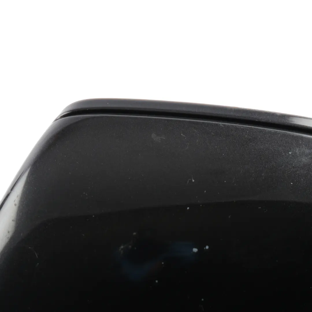 VW Touareg 7L Wing Mirror Heated Power Fold Right O/S Black Magic Pearl - C9Z - SKU RHD-7L6857507GF-BLM1 - Part number 7L6857507GF
