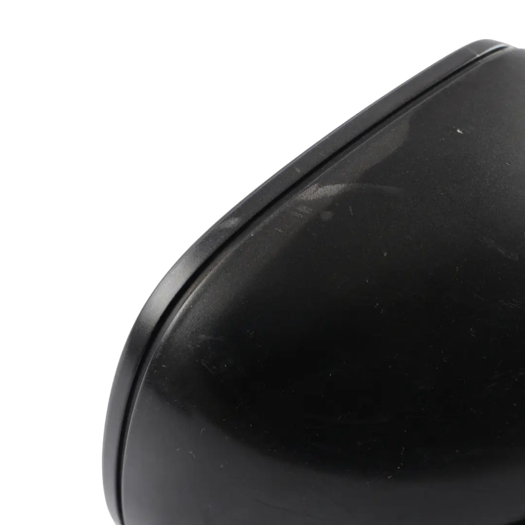 VW Touareg 7L Wing Mirror Heated Power Fold Left N/S Black Magic Pearl - C9Z - SKU RHD-7L6857508GQ-BLM1 - Part number 7L6857508GQ