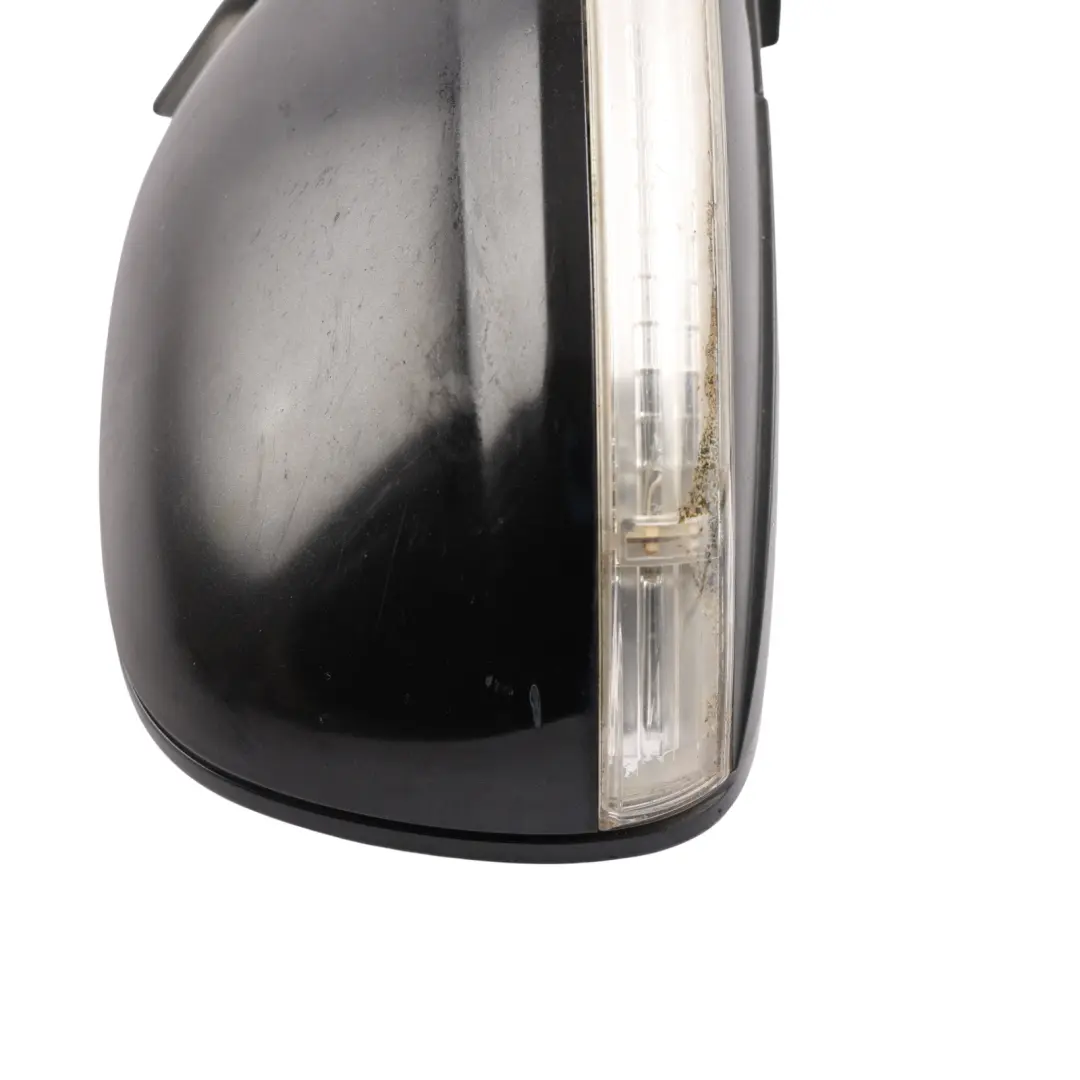 VW Touareg 7L Wing Mirror Heated Power Fold Left N/S Black Magic Pearl - C9Z - SKU RHD-7L6857508GQ-BLM1 - Part number 7L6857508GQ