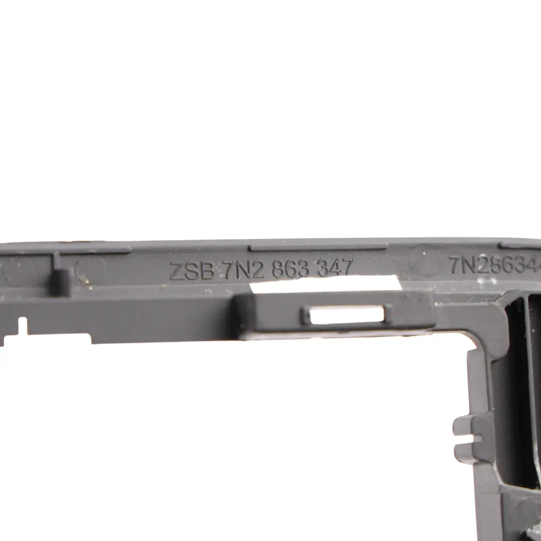 Volkswagen Sharan 7N Dashboard Trim Cover Panel Surround Frame Black - SKU RHD-7N2863347 - Part number 7N2863347