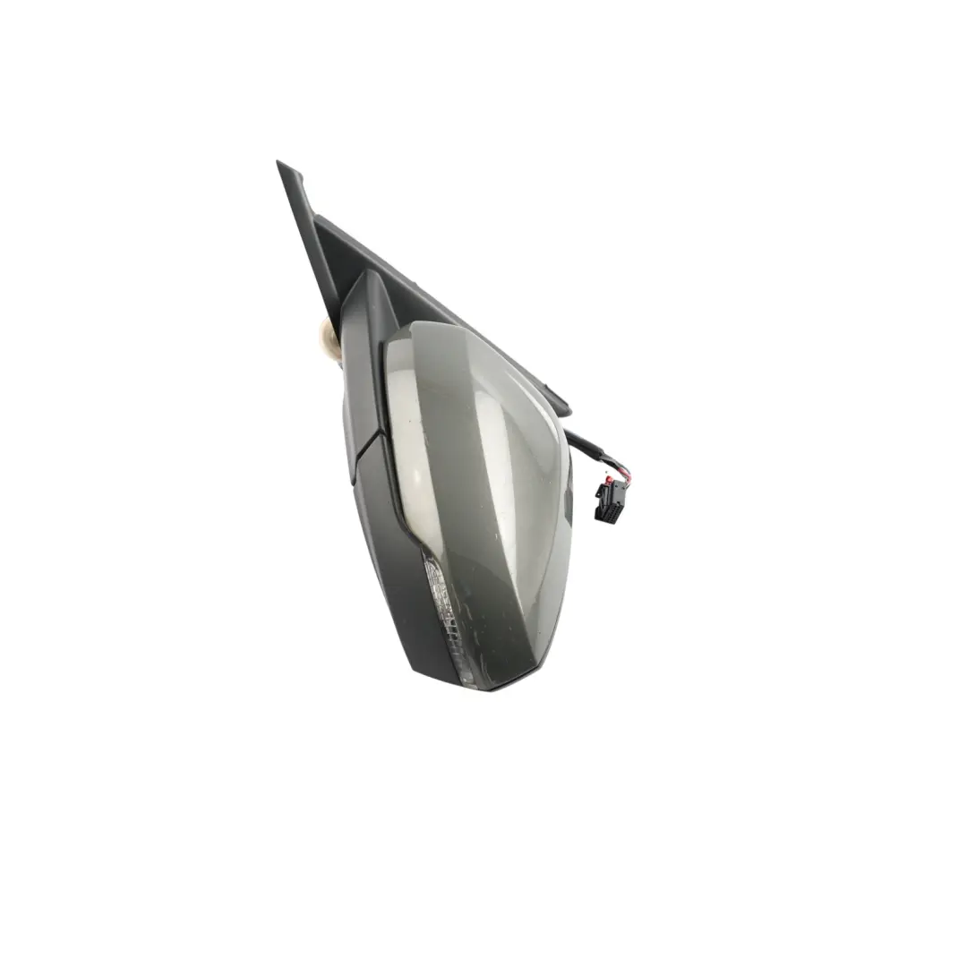 Audi A1 GB Door Wing Mirror Electric Front Left N/S Chronos Grey-X7G - SKU RHD-82C857409B-CHG - Part number 82C857409B