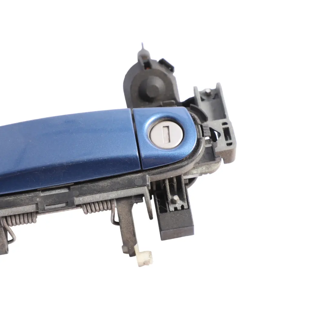Door Grab Handle Front Right O/S Mauritiusblau Blue Pearl - Z5C to Audi A4 B7 with Part number 8E2837208 Audi A4 B7 Door Grab Handle Front Right O/S Mauritiusblau Blue Pearl - Z5C - SKU RHD-8E2837208-MAU - Part number 8E2837208
