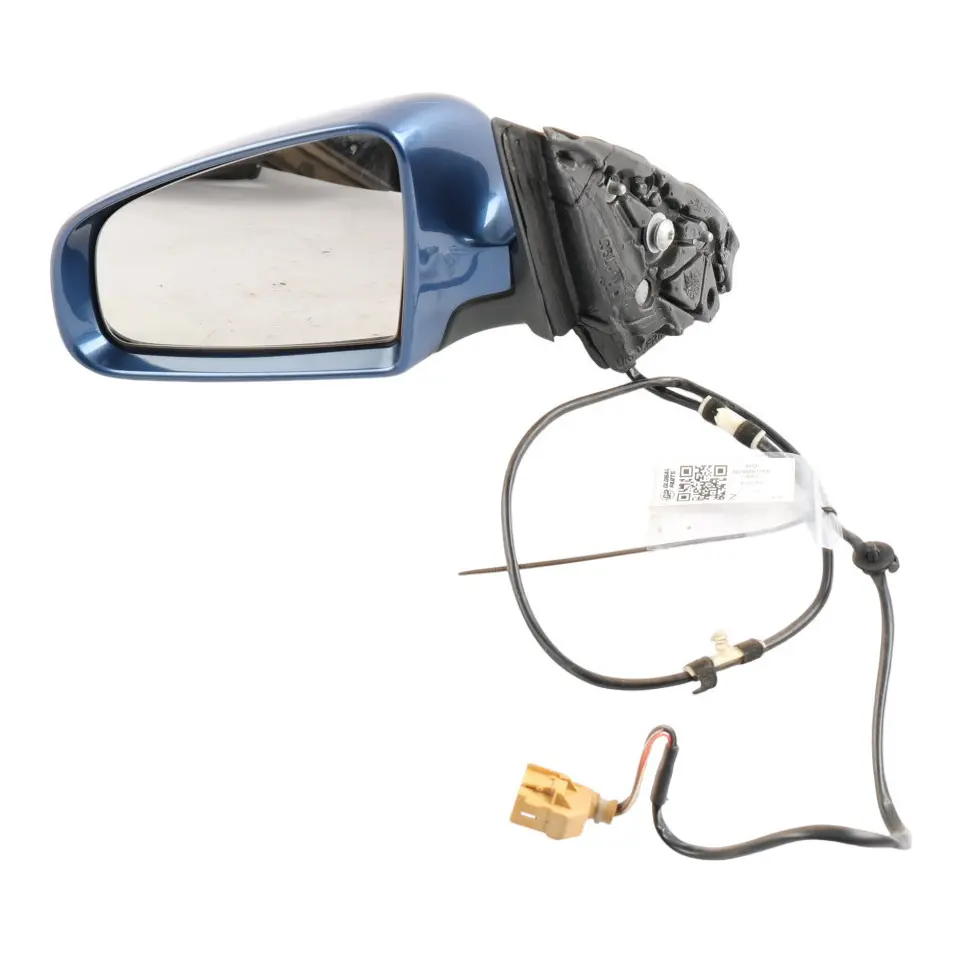 Door Wing Mirror Left N/S Mauritiusblau Perleffekt - Z5C to Audi A4 B7 with Part number 8E2858531AA Audi A4 B7 Door Wing Mirror Left N/S Mauritiusblau Perleffekt - Z5C - SKU RHD-8E2858531AA-MAU - Part number 8E2858531AA