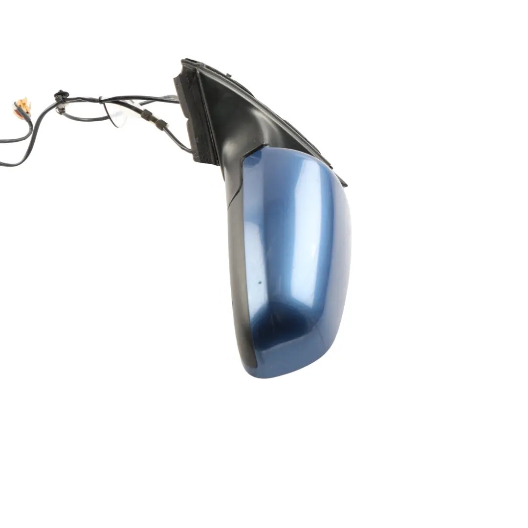 Audi A4 B7 Door Wing Mirror Left N/S Mauritiusblau Perleffekt - Z5C - SKU RHD-8E2858531AA-MAU - Part number 8E2858531AA