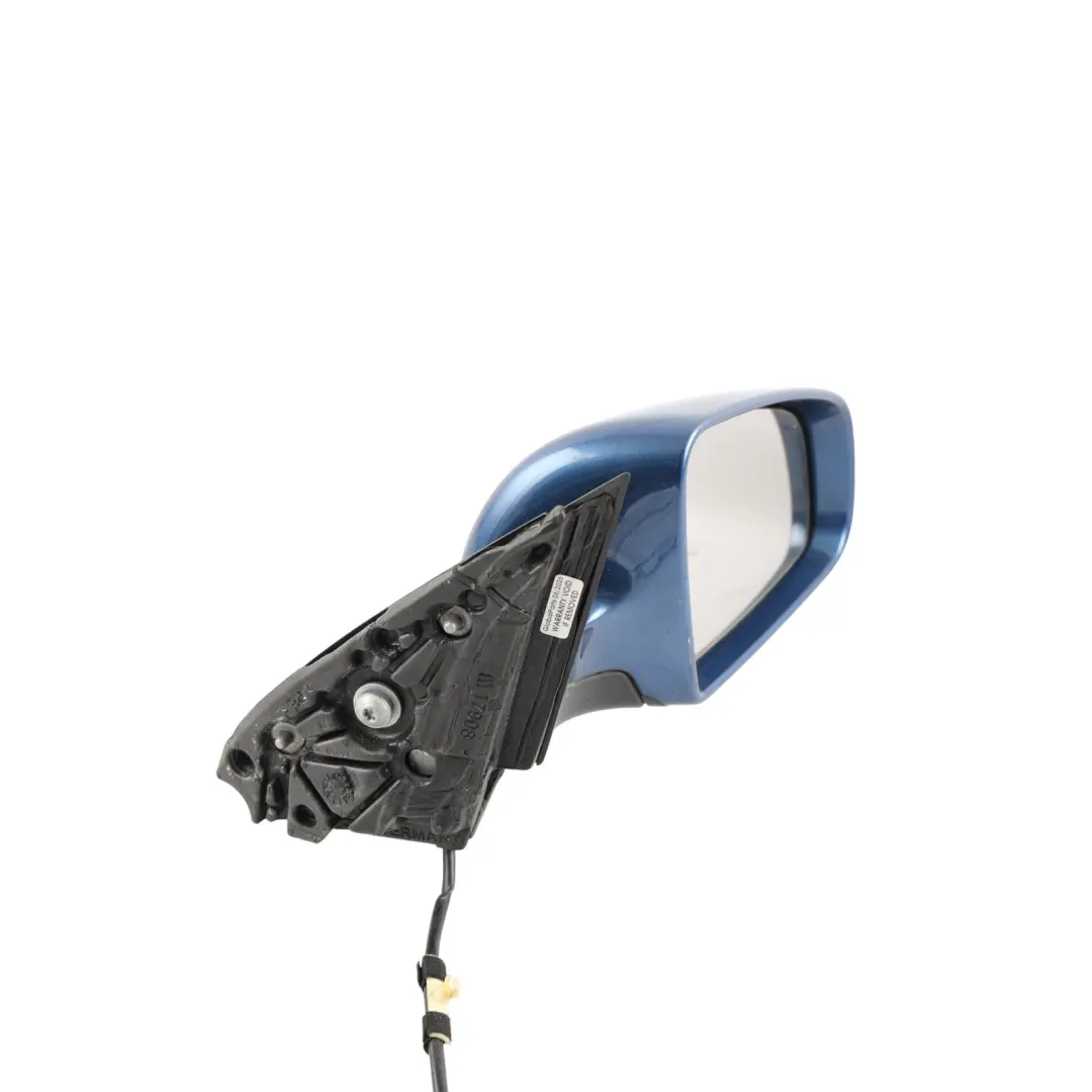 Door Wing Mirror Right O/S Mauritiusblau Blue Pearl Effect - Z5C to Audi A4 B7 with Part number 8E2858532AA Audi A4 B7 Door Wing Mirror Right O/S Mauritiusblau Blue Pearl Effect - Z5C - SKU RHD-8E2858532AA-MAU - Part number 8E2858532AA