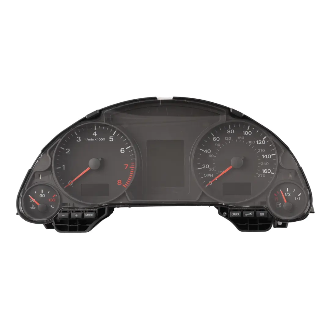 Instrument Cluster Speedometer Clocks Petrol Automatic 8H0920982 to Audi A4 B7 with Part number 8H0920982A Audi A4 B7 Instrument Cluster Speedometer Clocks Petrol Automatic 8H0920982 - SKU RHD-8H0920982A - Part number 8H0920982A
