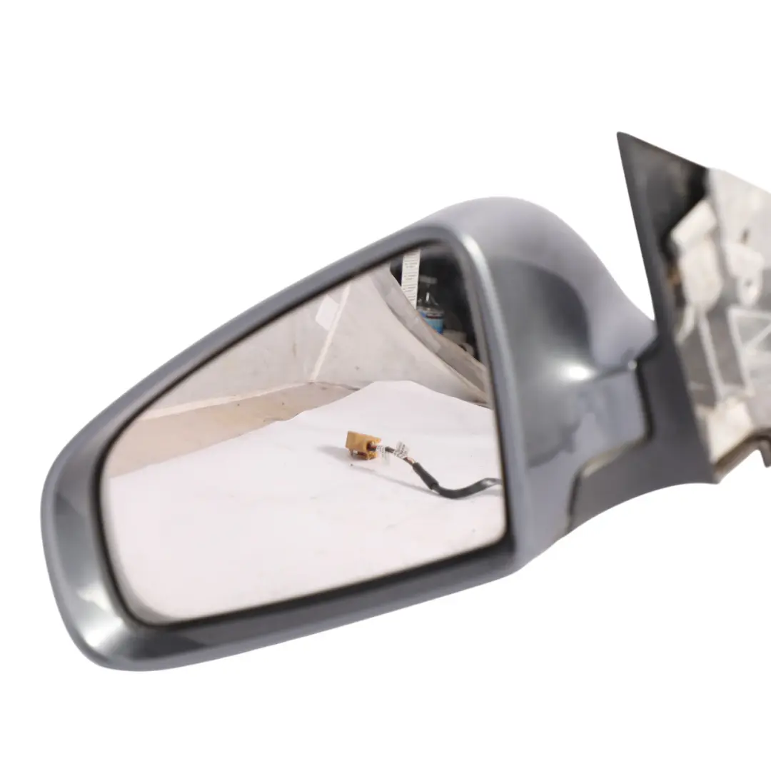 Audi A4 B7 Door Wing Mirror Outside Left N/S Dolphin Grey Metallic - X7Z - SKU RHD-8H2858531E-DGM - Part number 8H2858531E