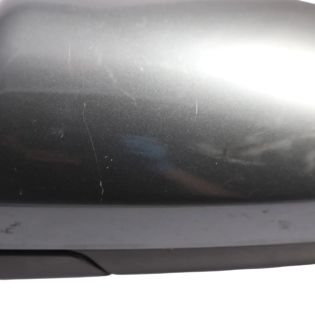 Audi A4 B7 Door Wing Mirror Outside Left N/S Dolphin Grey Metallic - X7Z - SKU RHD-8H2858531E-DGM - Part number 8H2858531E