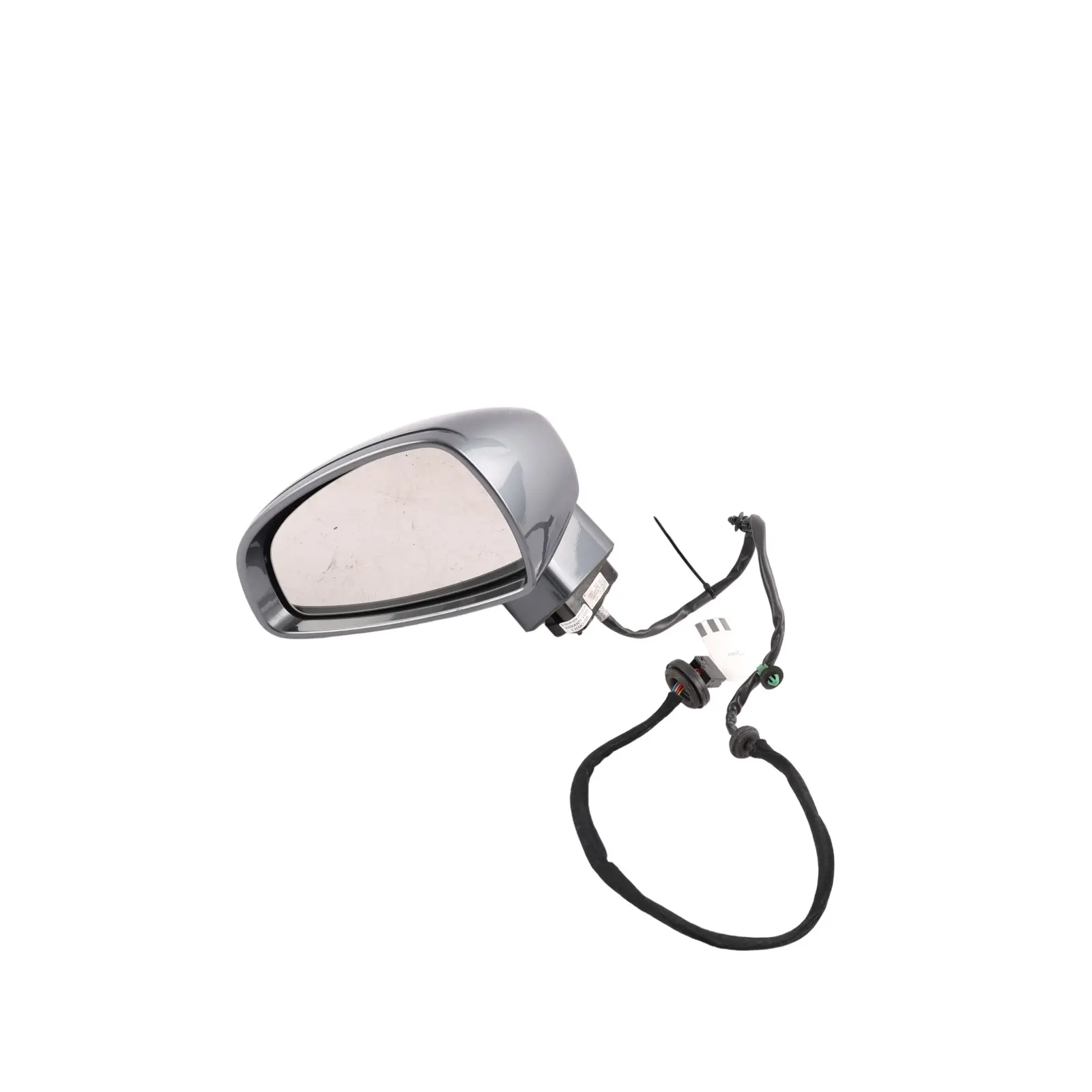 Audi TT 8J Coupe Door Wing Mirror Left N/S Dolphin Grey Metallic - X7Z