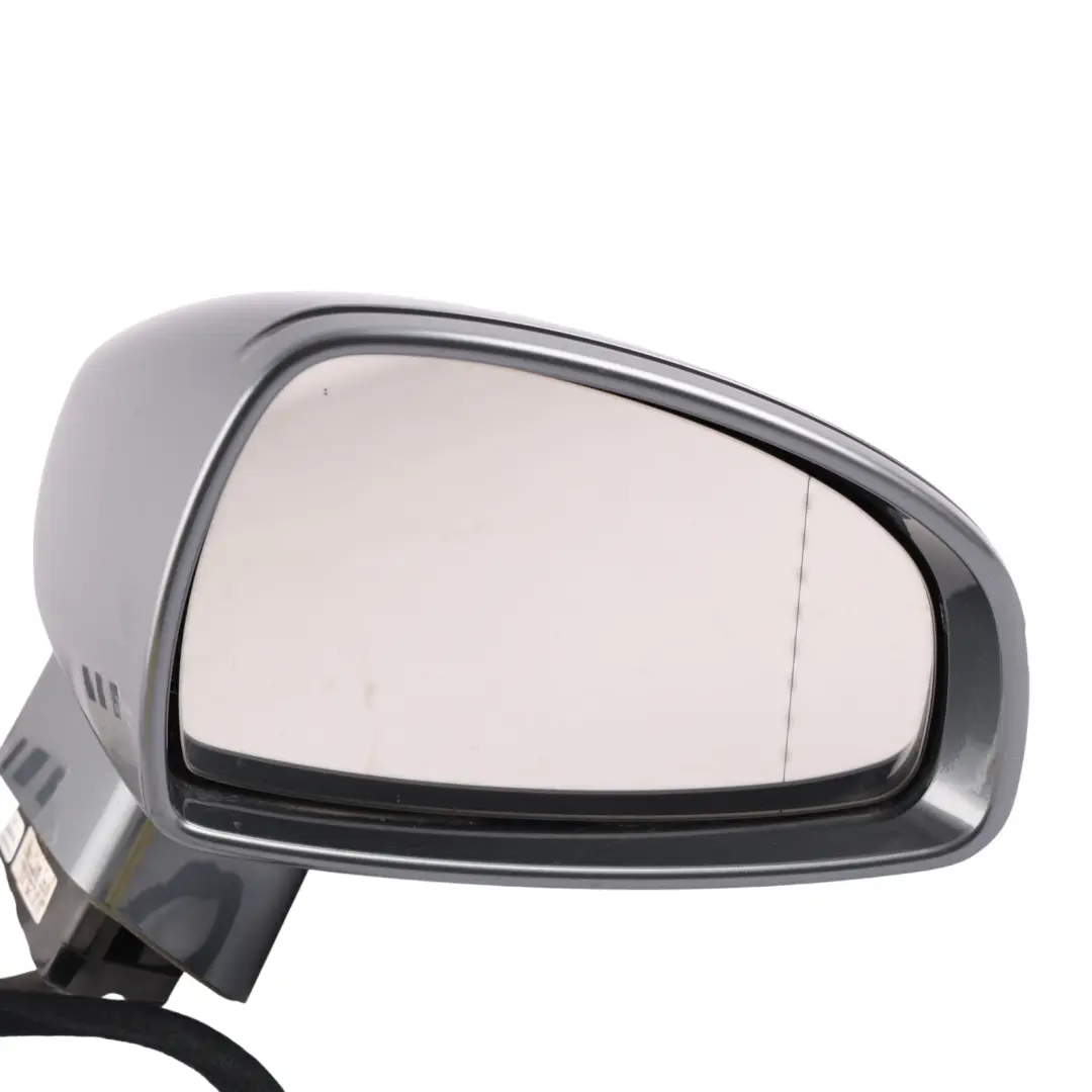Audi TT 8J Coupe Door Wing Mirror Right O/S Dolphin Grey Metallic - X7Z - SKU RHD-8J0857502A-DGM - Part number 8J0857502A