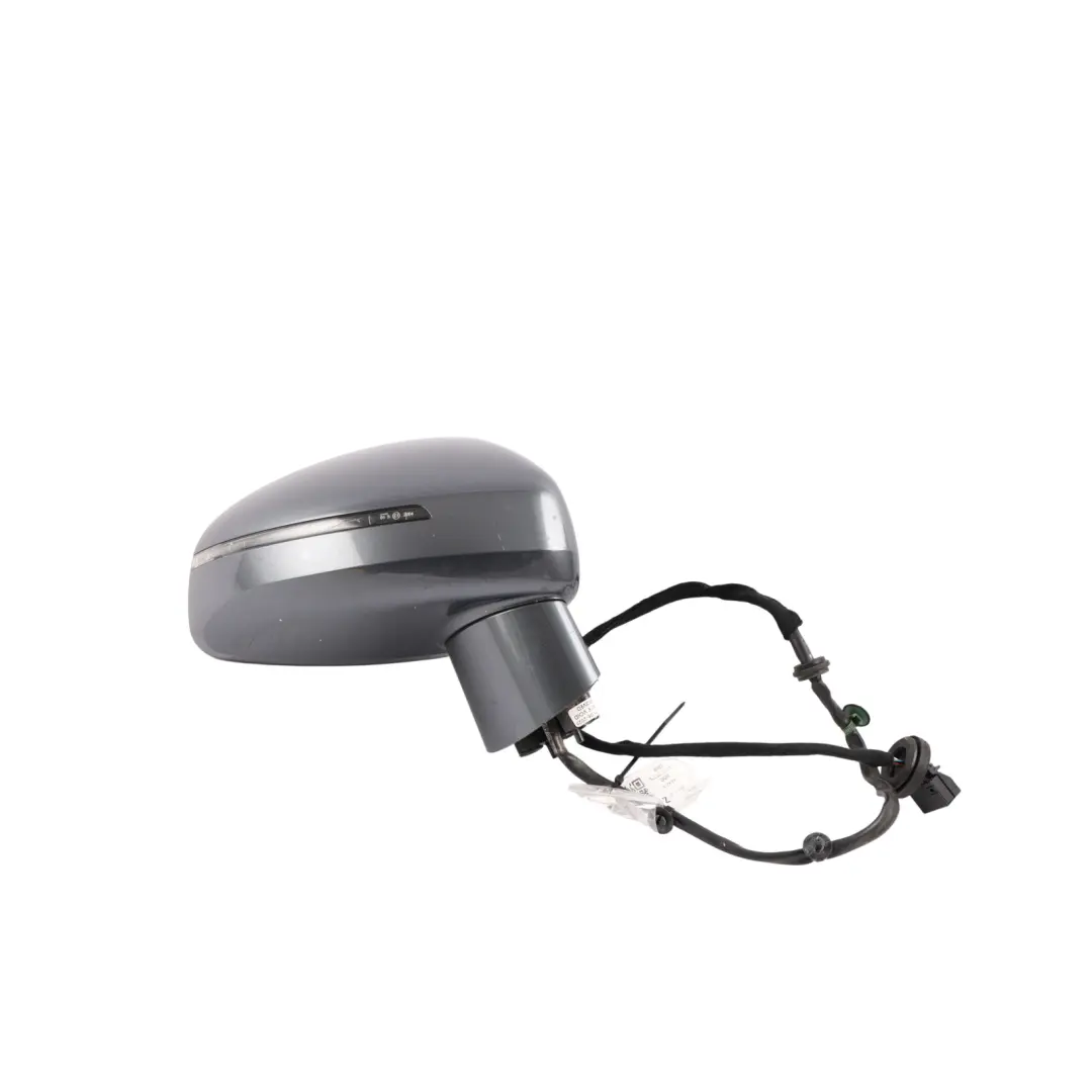 Audi TT 8J Coupe Door Wing Mirror Right O/S Dolphin Grey Metallic - X7Z - SKU RHD-8J0857502A-DGM - Part number 8J0857502A