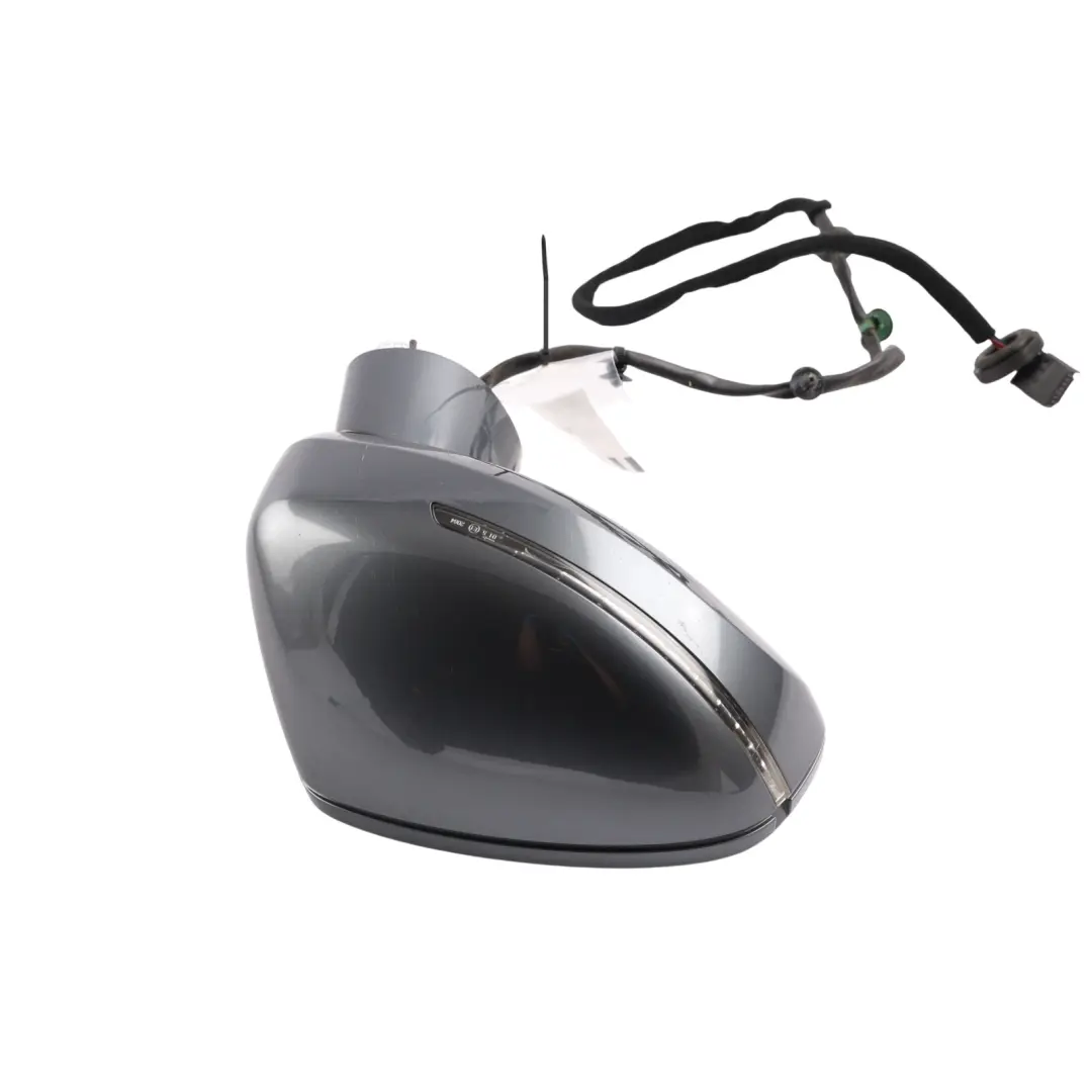 Audi TT 8J Coupe Door Wing Mirror Right O/S Dolphin Grey Metallic - X7Z - SKU RHD-8J0857502A-DGM - Part number 8J0857502A