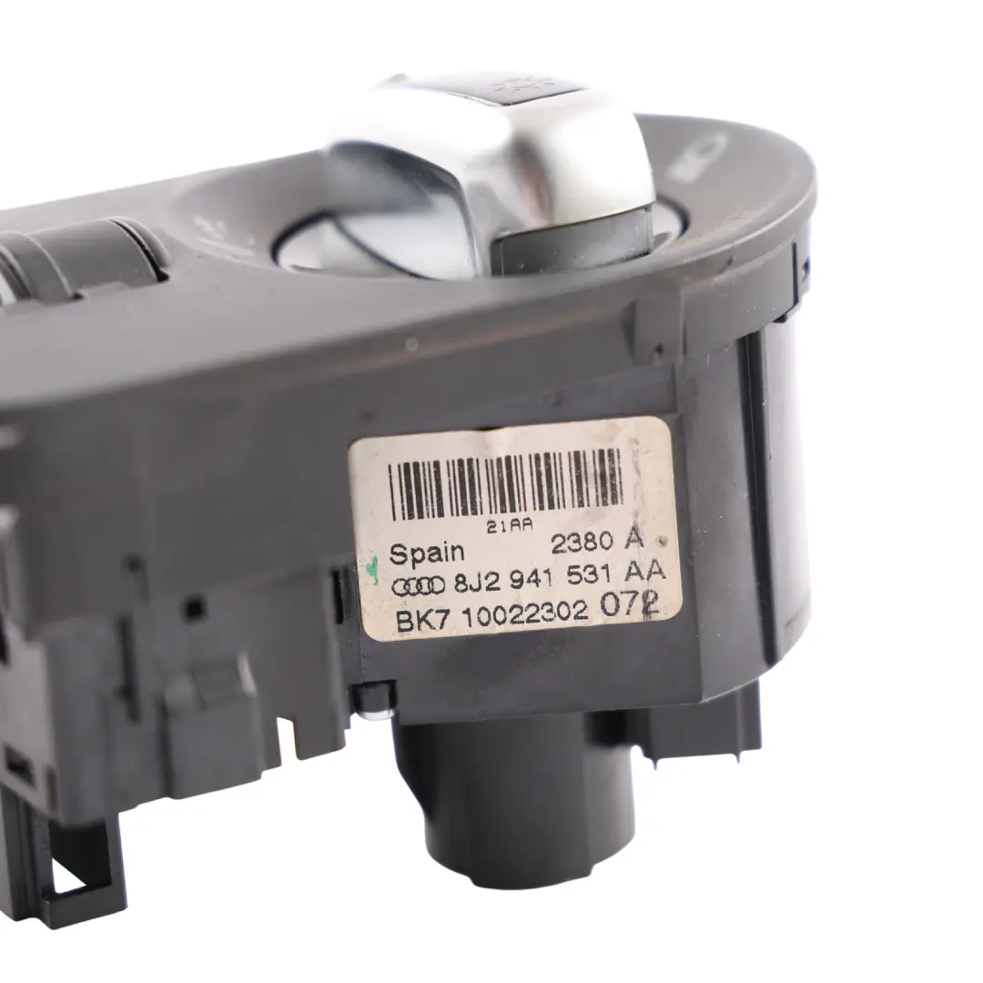 Audi TT 8J Headlight Switch Control Panel Fog Light Unit - SKU RHD-8J2941531AA - Part number 8J2941531AA