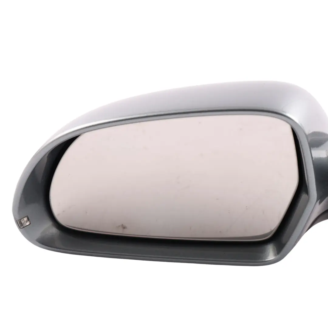 Audi A3 8P Door Wing Mirror Electric Left N/S Condor Grey Metallic - Y7E - SKU RHD-8P2858531EB-CGR - Part number 8P2858531EB