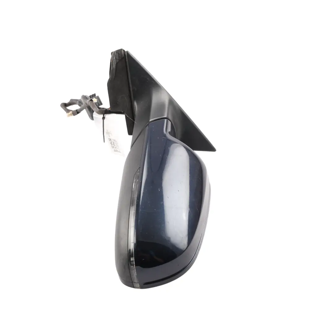 Audi A3 8P Door Wing Mirror Electric Left N/S Ocean Blue Pearl Effect - Z5A - SKU RHD-8P2858531FC-OBL - Part number 8P2858531FC