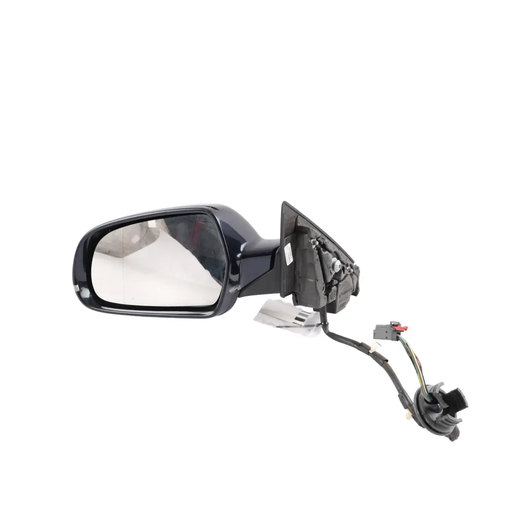 Audi A3 8P Door Wing Mirror Electric Left N/S Ocean Blue Pearl Effect - Z5A - SKU RHD-8P2858531FC-OBL - Part number 8P2858531FC