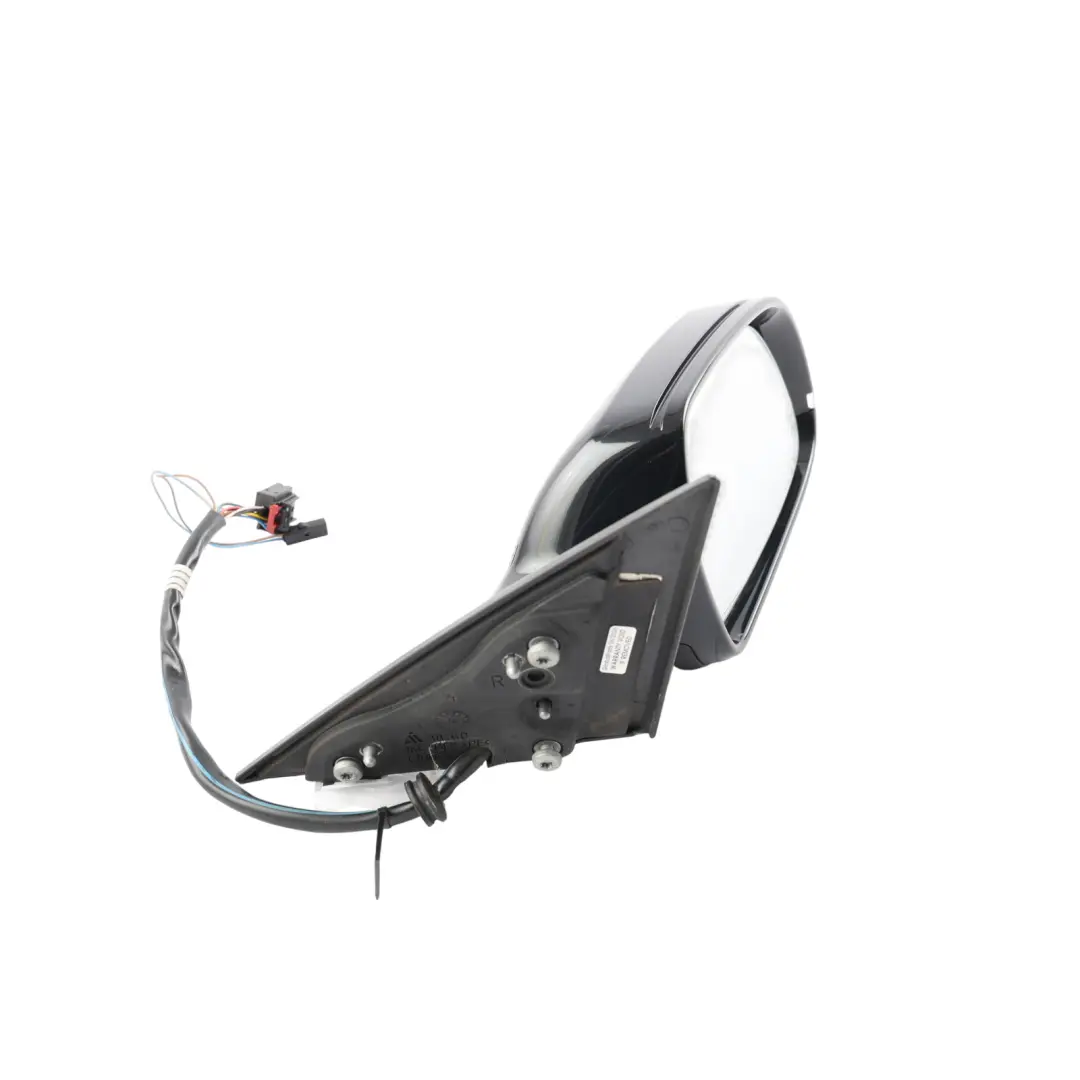 Audi A5 8T Door Wing Mirror Power Fold Right O/S Phantom Black - Z9Y - SKU RHD-8T8857410K-PHB - Part number 8T8857410K
