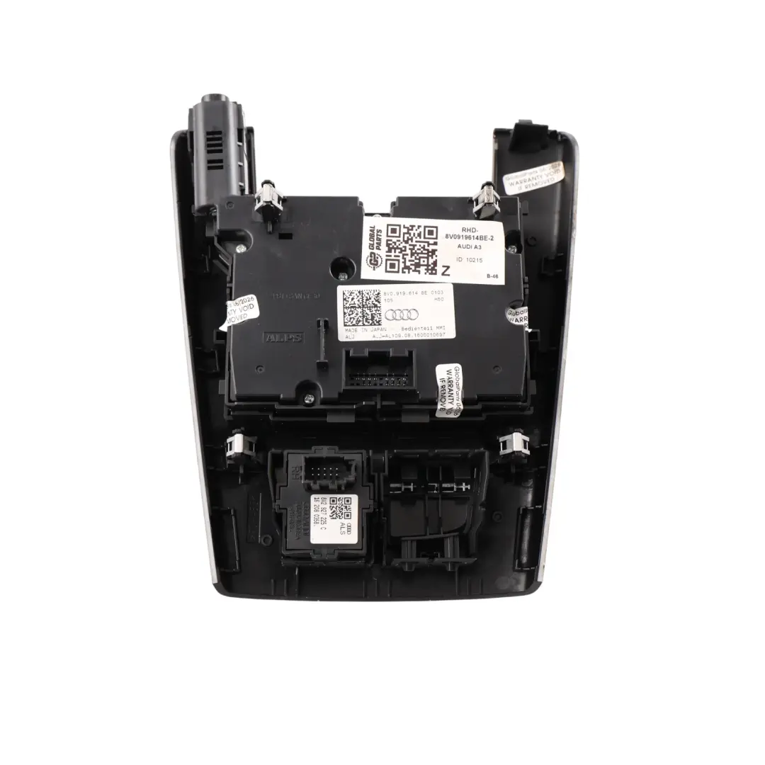 Audi A3 S3 8V Controller Center Media Sat Nav Console Trim Cup Holder Automatic - SKU RHD-8V0919614BE-2 - Part number 8V0919614BE