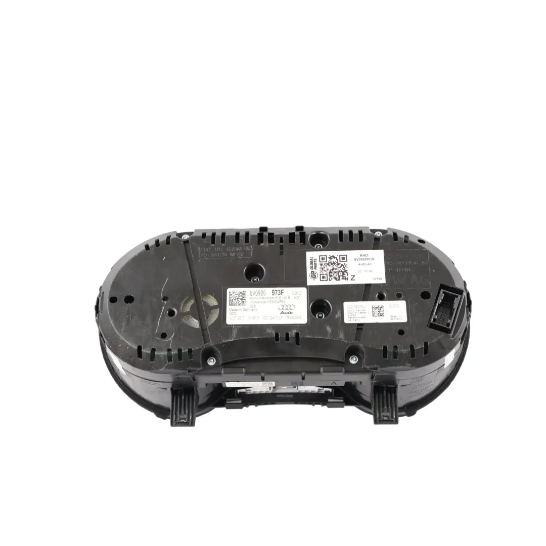 Instrument Cluster Speedometer Clocks Petrol Manual to Audi A3 8V with Part number 8V0920973F Audi A3 8V Instrument Cluster Speedometer Clocks Petrol Manual - SKU RHD-8V0920973F - Part number 8V0920973F