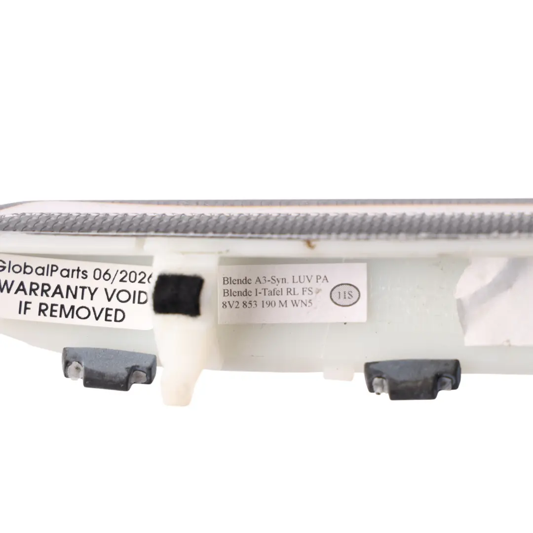 Audi A3 8V Dashboard Interior Trim Strip Cover Right O/S - SKU RHD-8V2853190M - Part number 8V2853190M