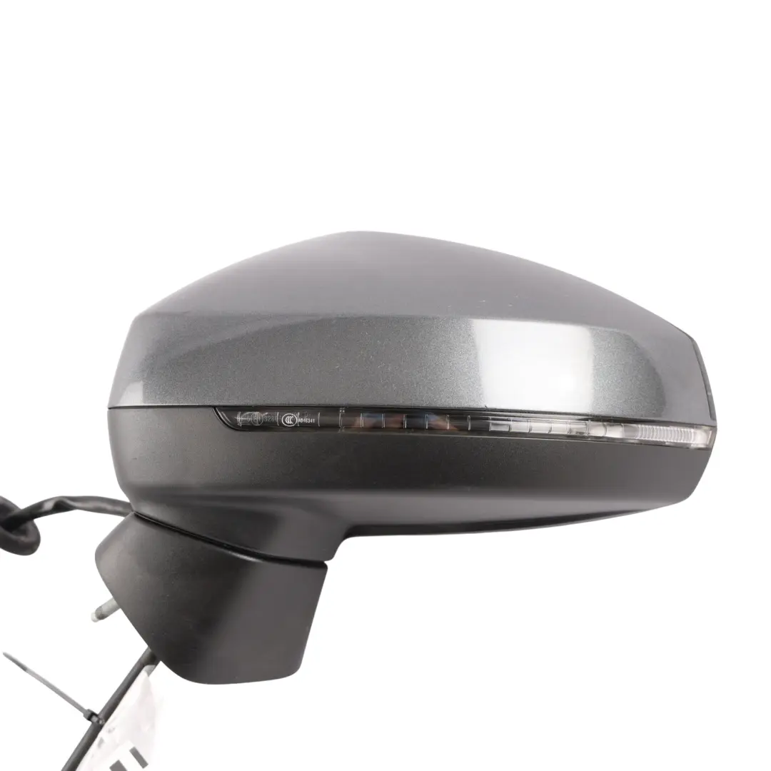 Audi A3 8V Door Wing Mirror Electric Left N/S Outside Daytona Grey Pearl - Z7S - SKU RHD-8V2857409F-DGR1 - Part number 8V2857409F