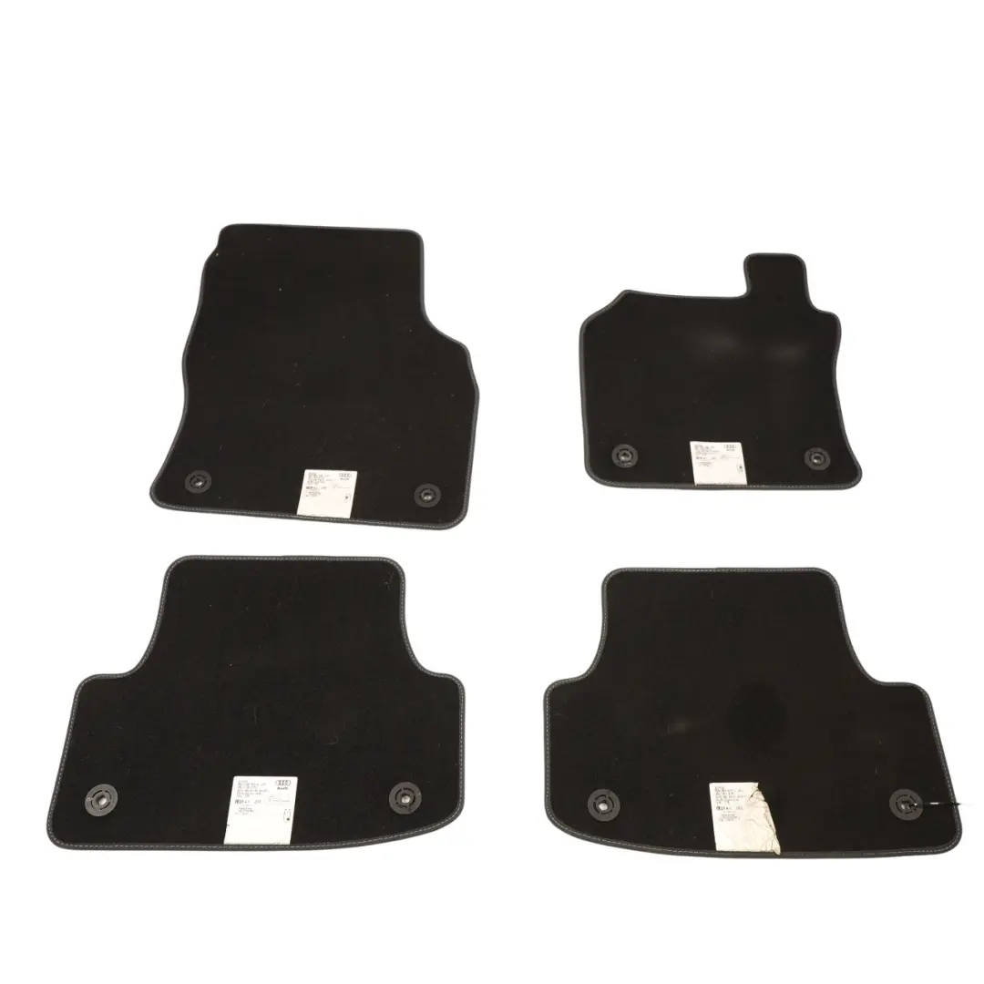 Audi A3 S3 8V Footwell Floor Mats Set Front Rear Cloth Fabric - SKU RHD-8V2864435 - Part number 8V2864435