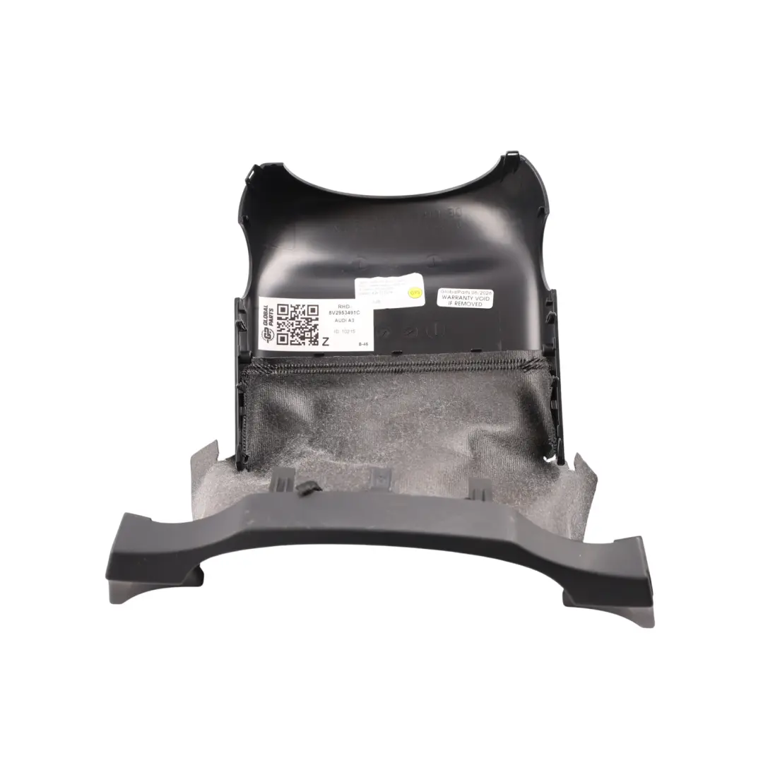 Audi A3 8V Steering Column Cover Upper Trim Panel - SKU RHD-8V2953491C - Part number 8V2953491C