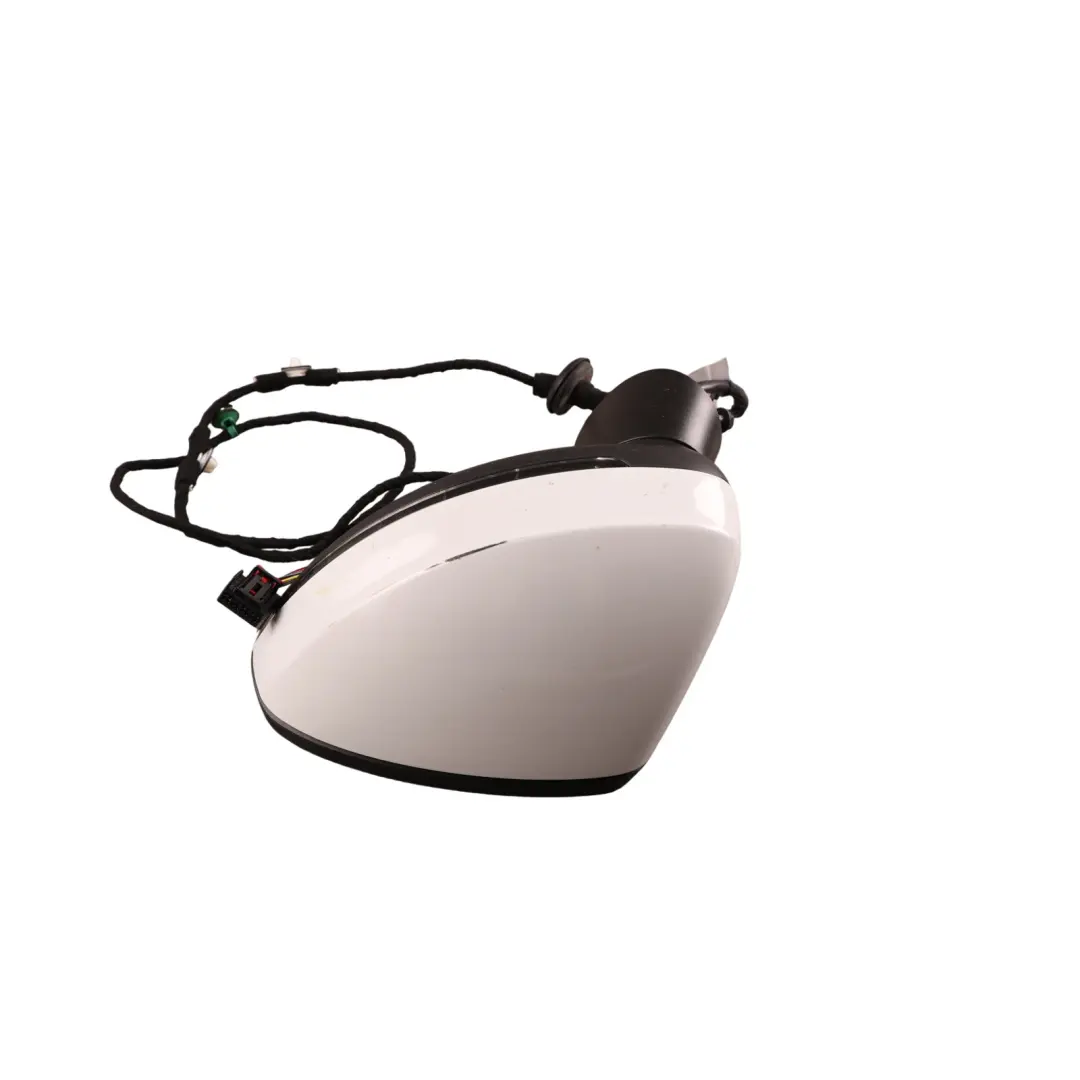 Door Wing Mirror Heated Left N/S Glacier White Pearl - S9R to Audi A1 8X with Part number 8X2857409S Audi A1 8X Door Wing Mirror Heated Left N/S Glacier White Pearl - S9R - SKU RHD-8X2857409S-MGW - Part number 8X2857409S