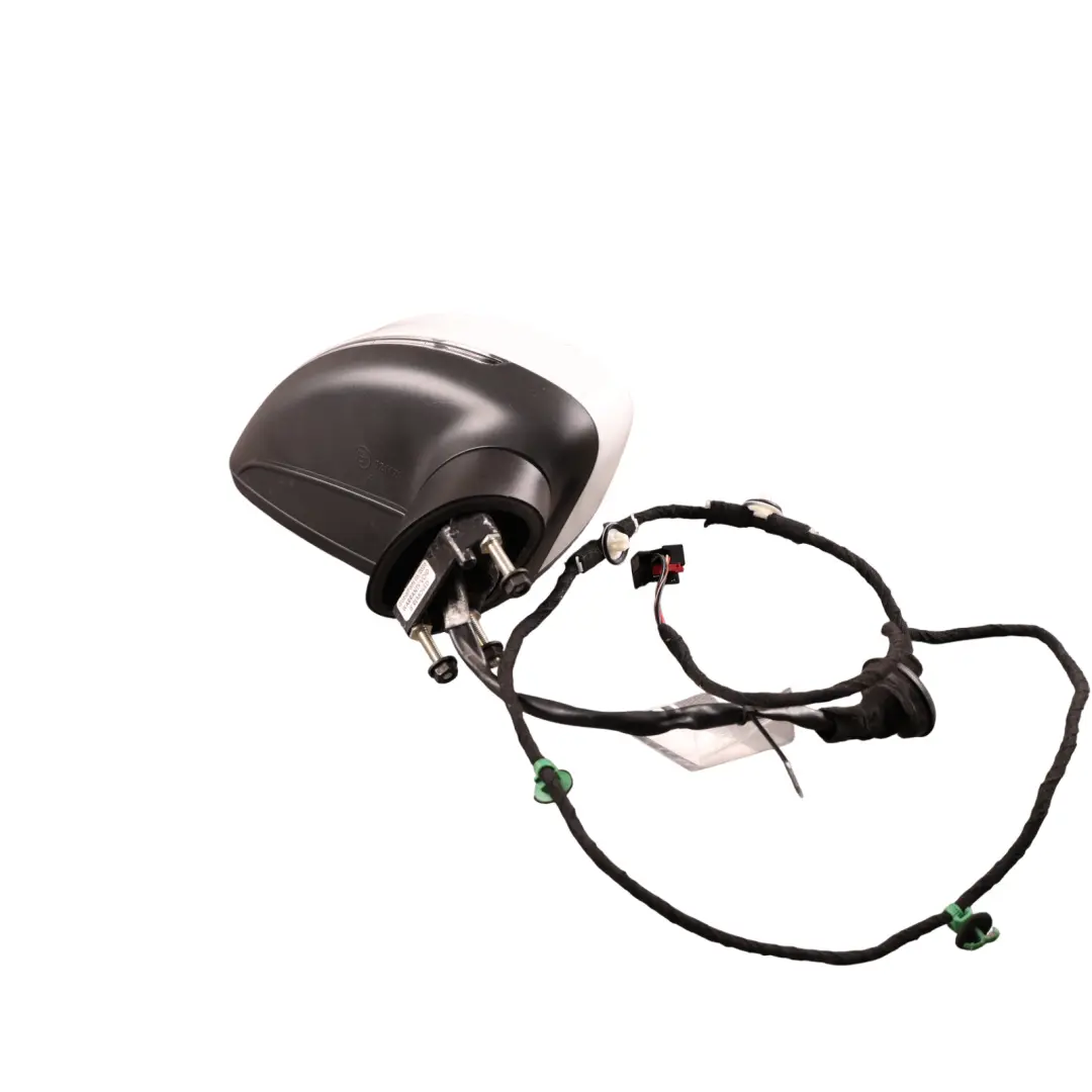 Door Wing Mirror Heated Right O/S Glacier White Pearl - S9R to Audi A1 8X with Part number 8X2857410R Audi A1 8X Door Wing Mirror Heated Right O/S Glacier White Pearl - S9R - SKU RHD-8X2857410R-MGW - Part number 8X2857410R