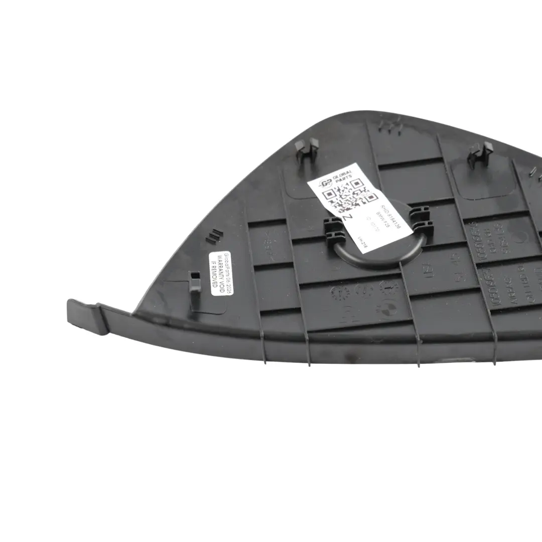 BMW X3 F25 Dashboard End Cap Trim Cover Panel Right O/S Black - SKU RHD-9184136 - Part number 9184136