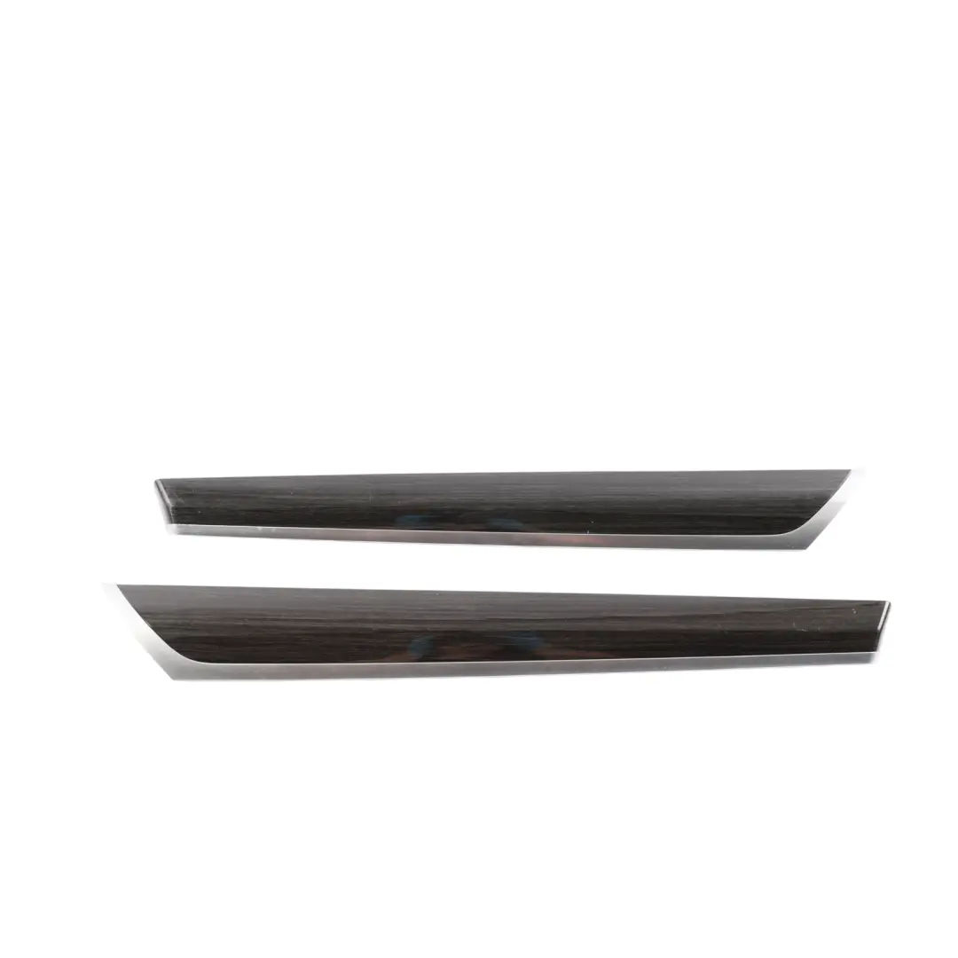 BMW X3 F25 Centre Console Cover Trim Frame Fineline Anthracite Wood - SKU RHD-9302214-2 - Part number 9302214