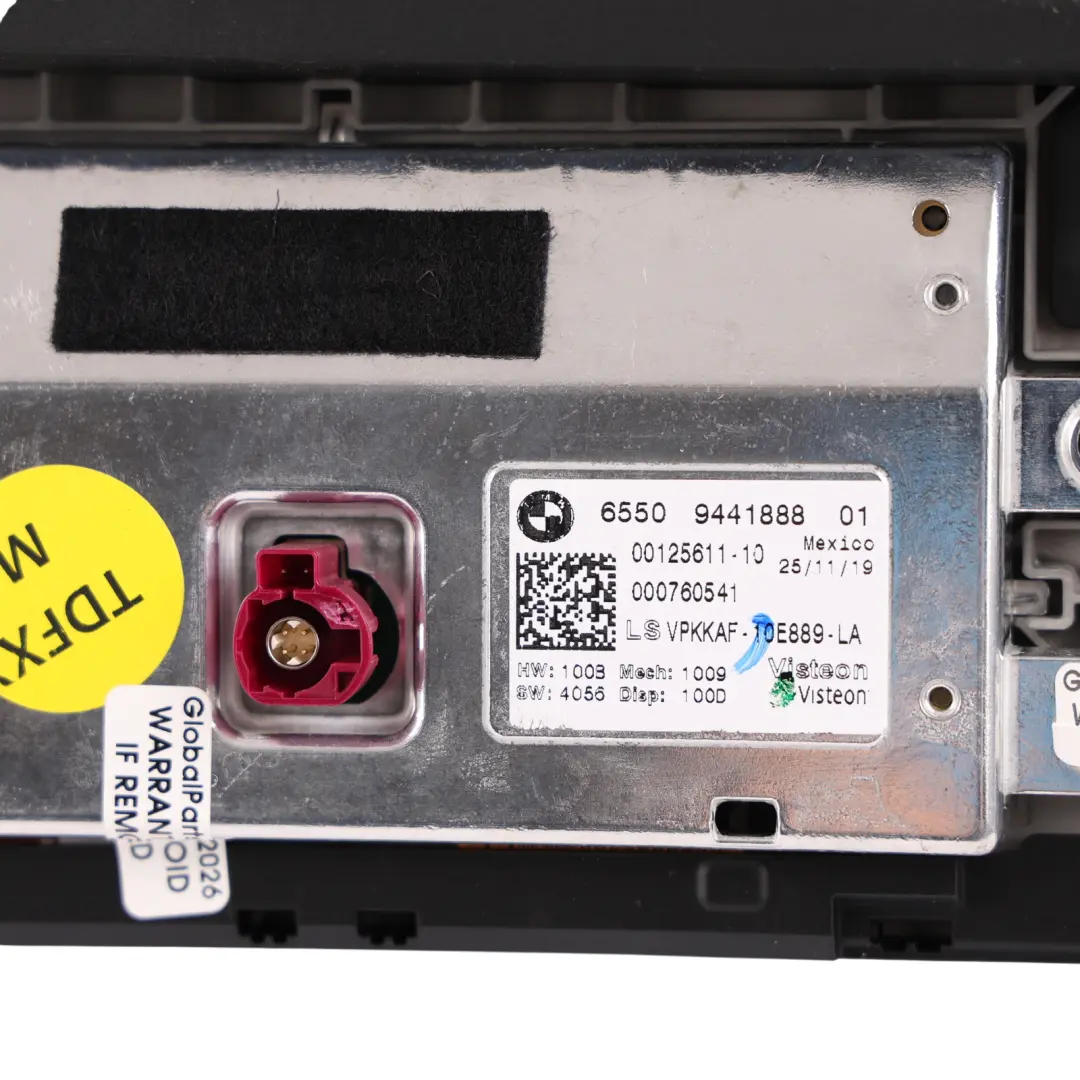 Multimedia Sat Navigation Display Screen 10.25" to BMW G20 G21 with Part number 9441888 BMW G20 G21 Multimedia Sat Navigation Display Screen 10.25" - SKU RHD-9441888 - Part number 9441888