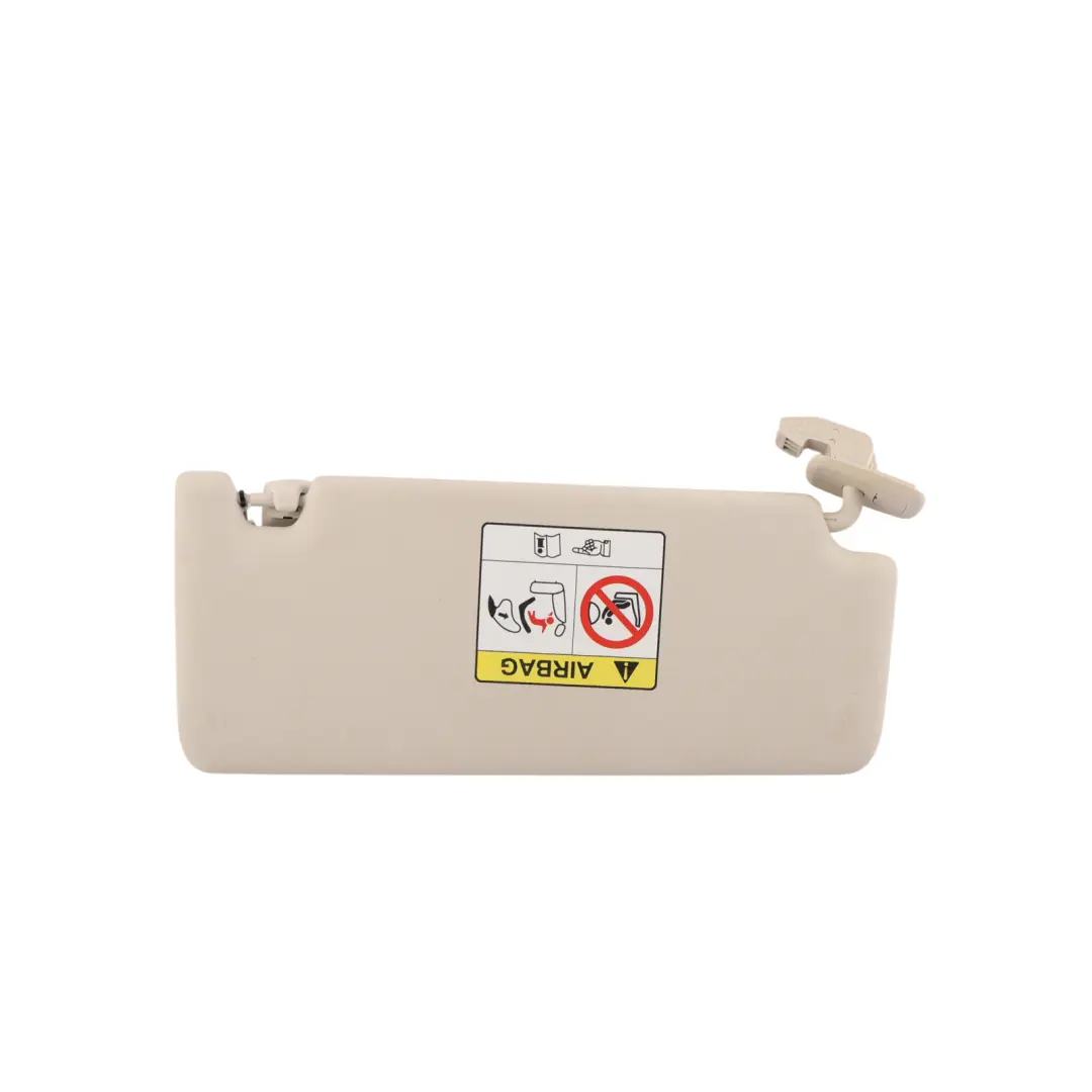 BMW G22 G26 G42 Sun Visor Cover Panel Elfenbeinweiss Left N/S - SKU RHD-9472131 - Part number 9472131