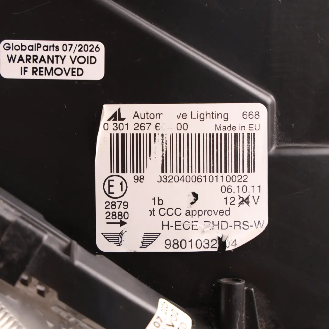 Headlight Headlamp Turn Indicator White Front Lamp Right O/S to Mini Cooper R60 R61 with Part number 9801032 Mini Cooper R60 R61 Headlight Headlamp Turn Indicator White Front Lamp Right O/S - SKU RHD-9801032-1 - Part number 9801032